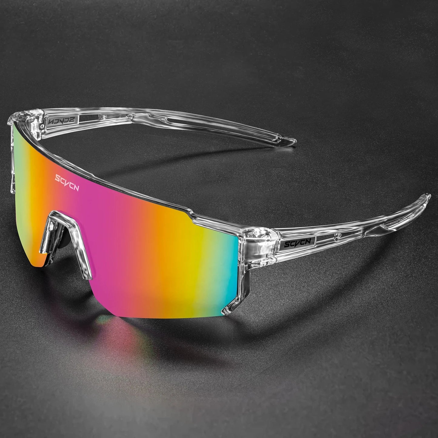Scvcn New Fashion Sunglasses Men Women Bike Eyewear Sports Riding Glasses Bicycle Goggles Runing Drving Racing UV400 MTB Eyewear