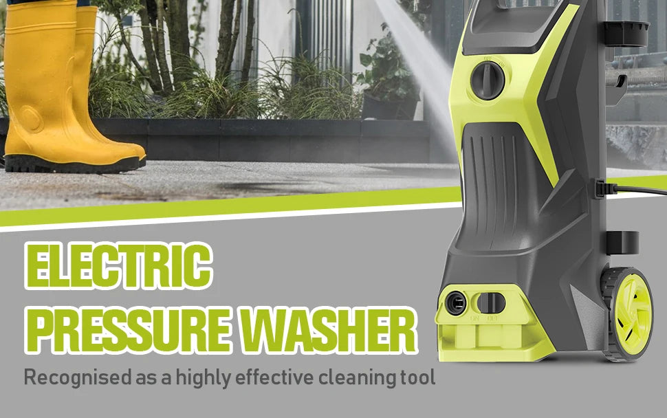 Electric Pressure Washer 4800PSI-Max 3.2GPM Power Washer Wash Machine Electric Powered with Foam Cannon for Car, Floor, Garage