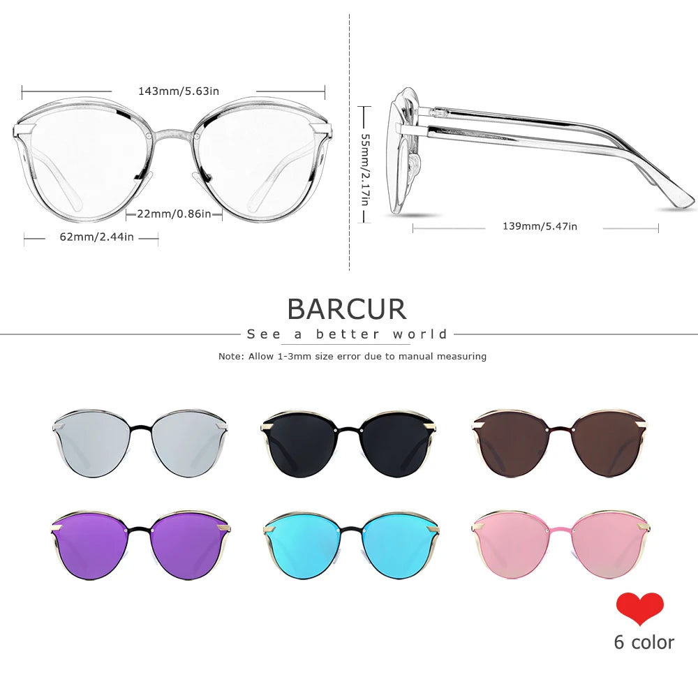 Sunglasses Women Round Sunglasses Ladies Lunette