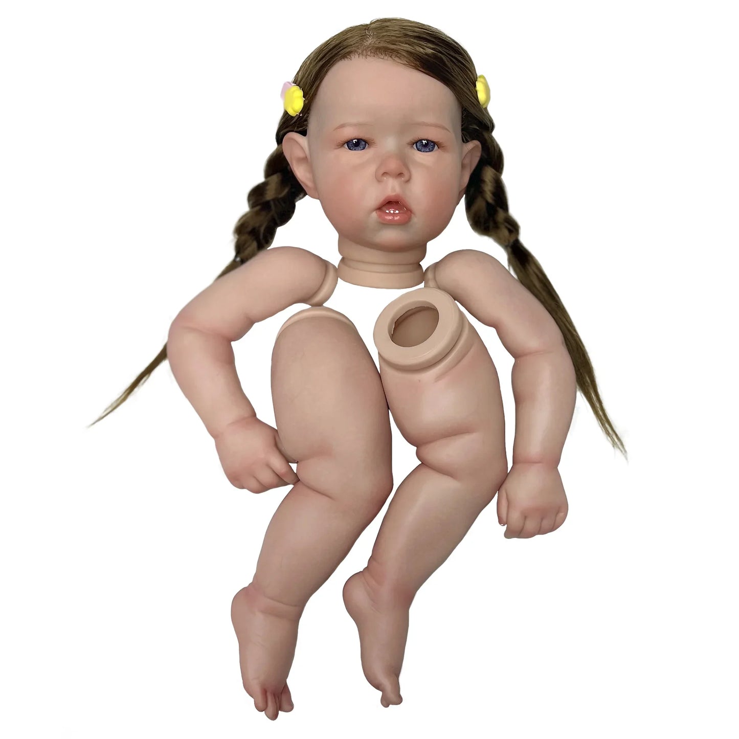 50CM/70CM Liam Bebe Reborn Doll Kits Handmade Painted/Unpainted Realistic Cute Newborn Doll Parts With Teeth Kit Bebé Reborn