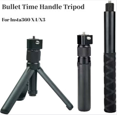 Bullet Time Handle Tripod Bundle 360° Rotating Grip For insta 360 x4/x3 DJI Pocket