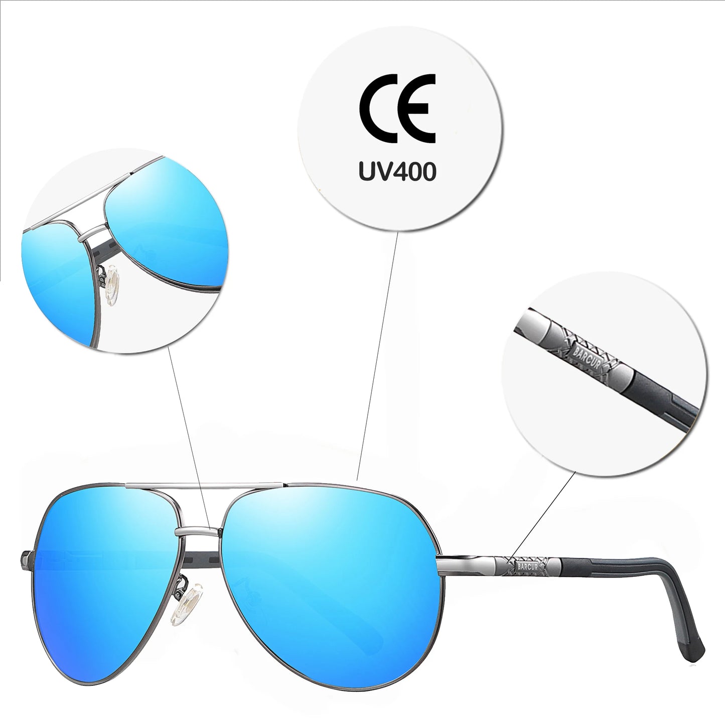 Glasses Men sunglasses Polarized UV400 Protection