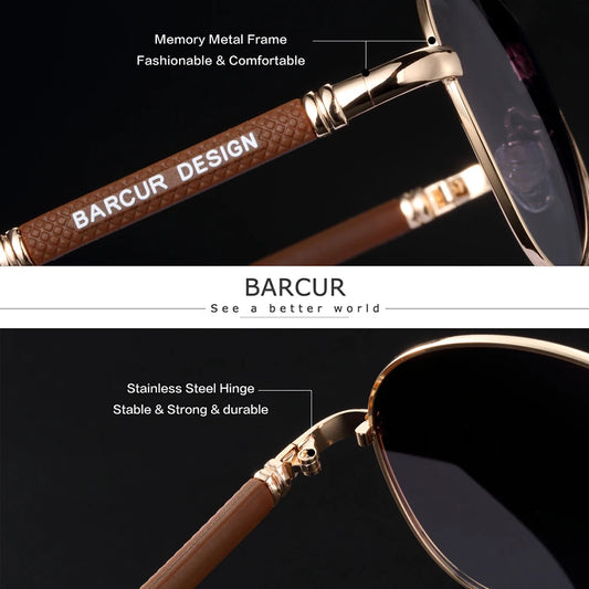 Sunglasses Polarized Men's Sun Glasses Women Pilot Gradient Eyewear Mirror