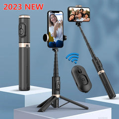 Bluetooth Selfie Stick  Foldable Wireless Tripod with Bluetooth Shutter