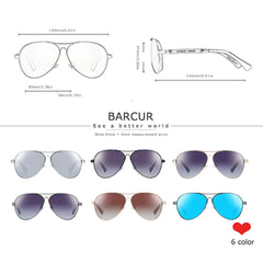 Sunglasses Polarized Men's Sun Glasses Women Pilot Gradient Eyewear Mirror