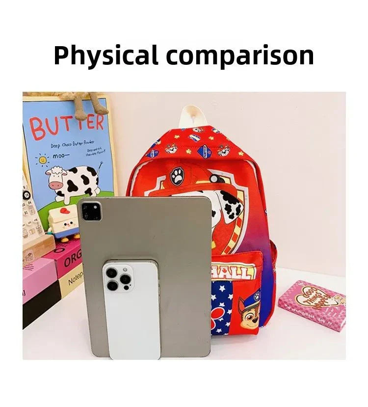 PAW Patrol Children School Bag Original Cute Dogs Fashion Boy Girl Backpack Kids Kindergarten Backpacks Chase Skye Baby Gift