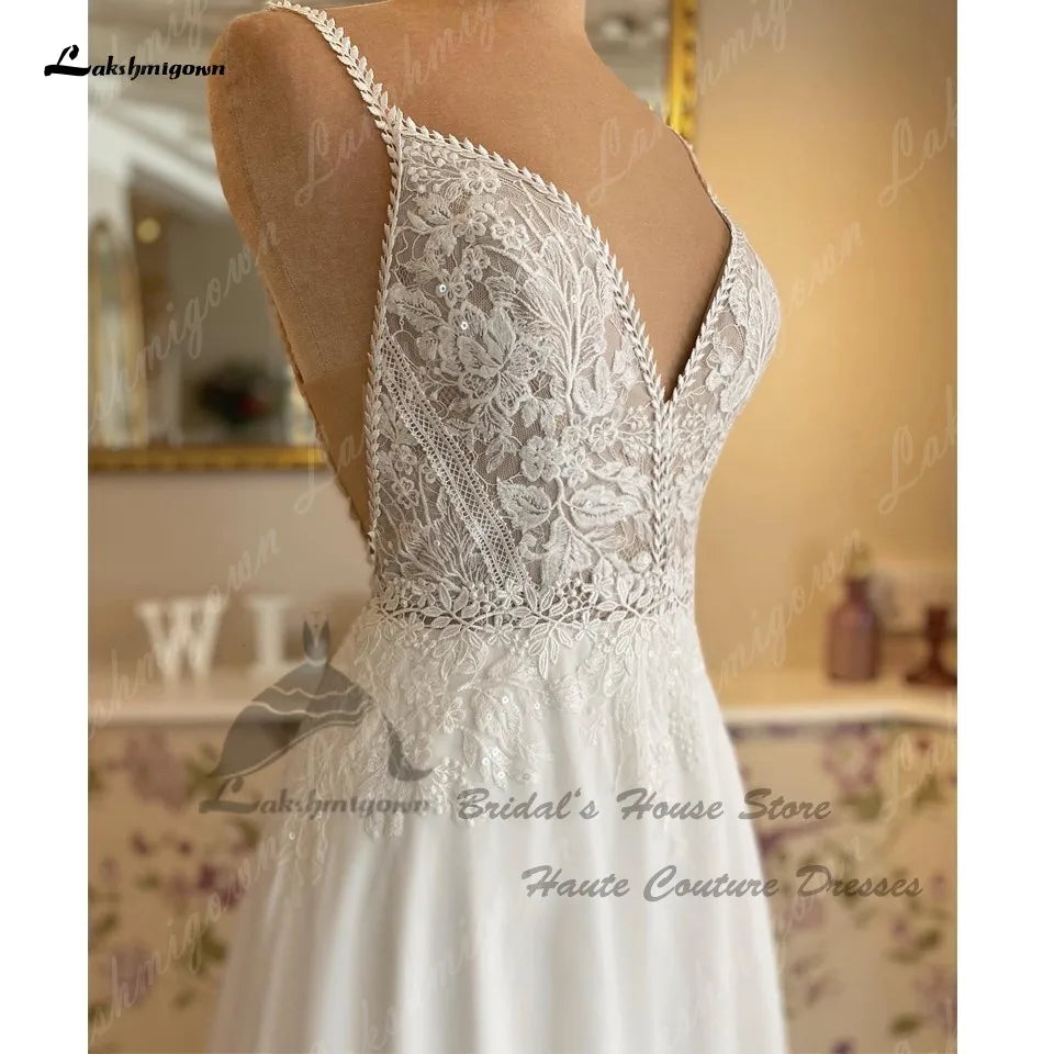 White Bridesmaid Dresses: Puffy Chiffon A Line Wedding Dress Beach