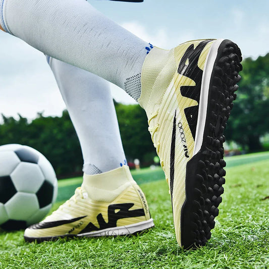 Men Soccer Shoes Grass Society Training Football Boots Cleats