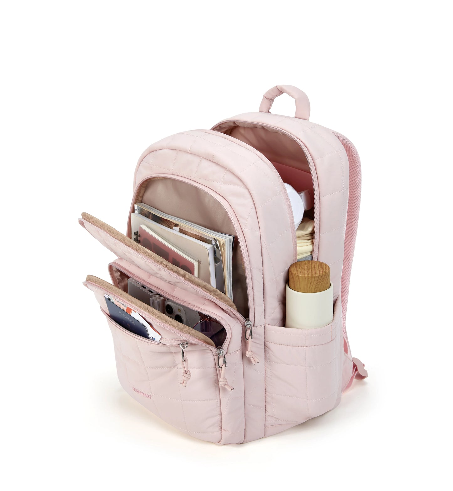 BAGSMART Women's Backpack Large Capacity Travel Backpack Simple Female Bags School College Laptop Backpack for Girls