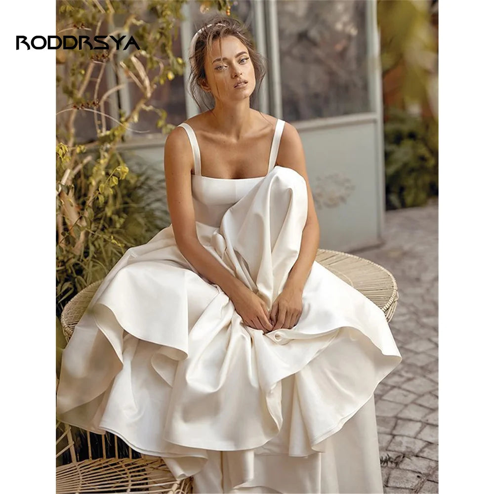 White Bridesmaid Dresses: Wedding Dresses For Women Spaghetti Straps Backless
