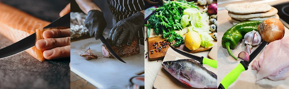 Fishing Knife Fillet Boning Knife for Fish 5 6 7 8 9 Inch Sashimi Knife Kitchen Non-stick