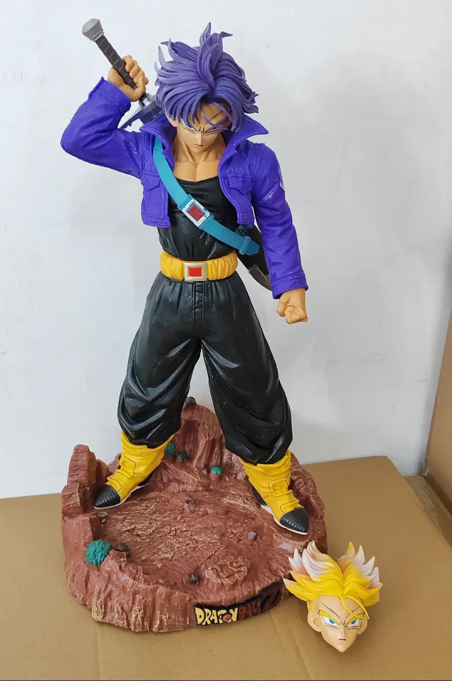 50cm Anime Dragon Ball Z Trunk Figure Dbz Super Saiyan Action Figure Model Doll Decoration Toys Gifts for Children