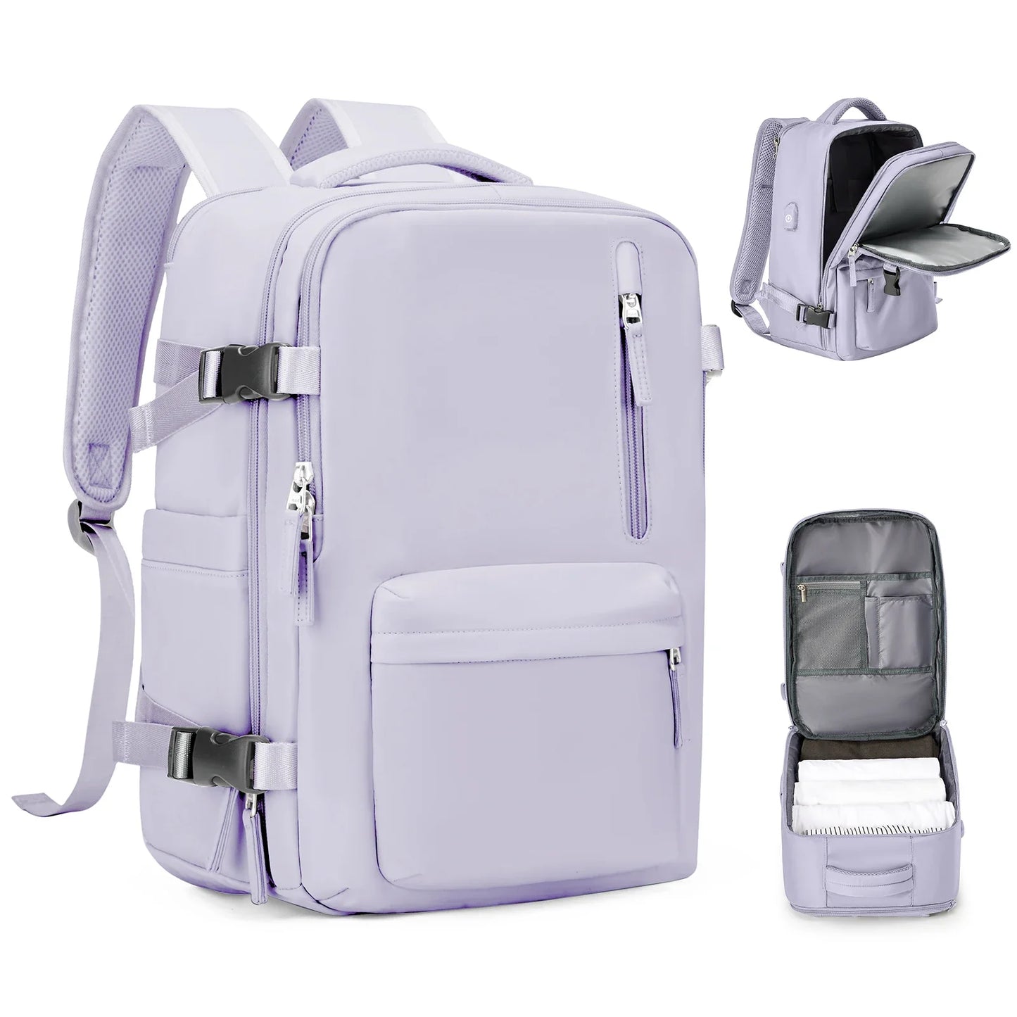 Women's Cabin Travel Backpack Laptop Bag Large Capacity Easyjet Carry-Ons 45x36x20 Backpack Ryanair 40x20x25 Water Resistant Bag