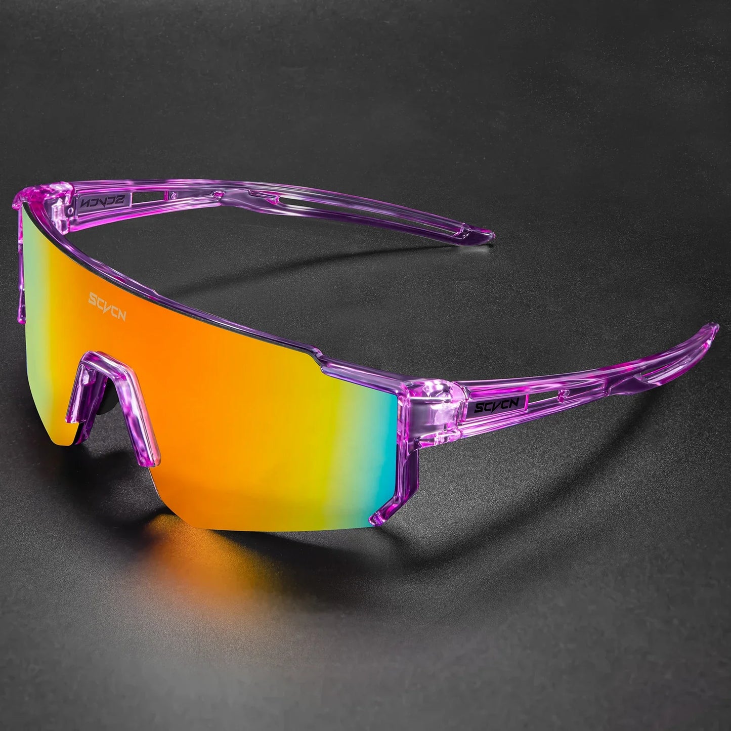 Scvcn New Fashion Sunglasses Men Women Bike Eyewear Sports Riding Glasses Bicycle Goggles Runing Drving Racing UV400 MTB Eyewear
