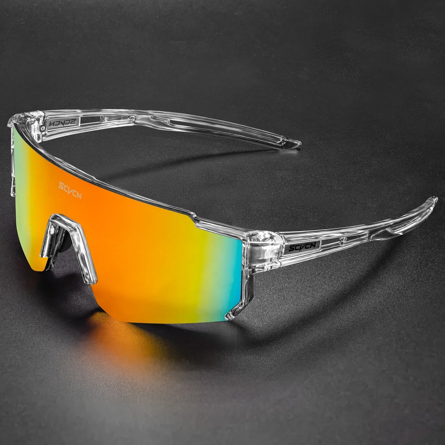 Scvcn New Fashion Sunglasses Men Women Bike Eyewear Sports Riding Glasses Bicycle Goggles Runing Drving Racing UV400 MTB Eyewear