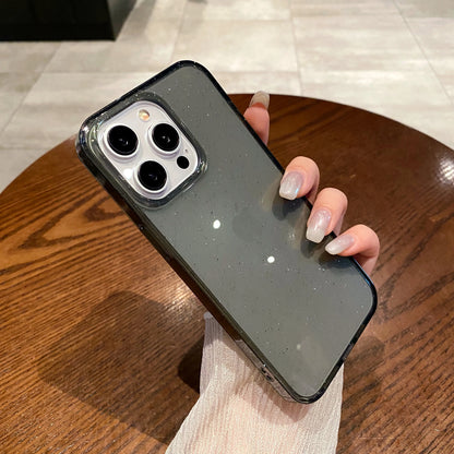 Case For iPhone 15 14 Plus 13 12 Pro Max Shockproof Silicone Transparent PC Back Cover Women's Case Accessories