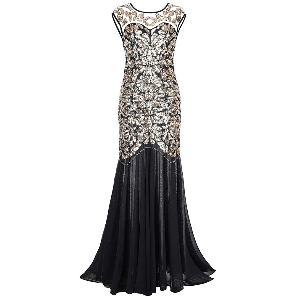 Homecoming Dresses: Long Evening Dresses Formal Round Neck Lace Long