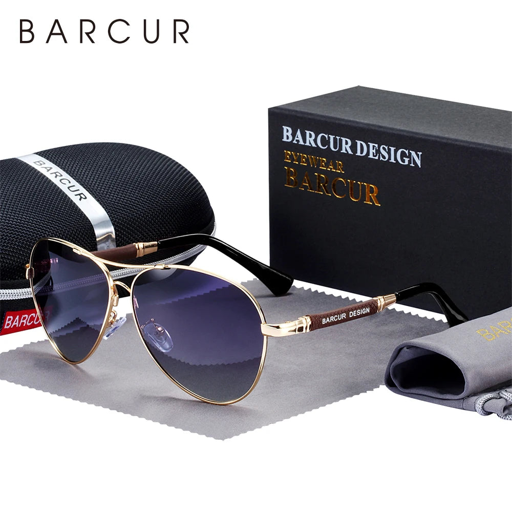 Sunglasses Polarized Men's Sun Glasses Women Pilot Gradient Eyewear Mirror