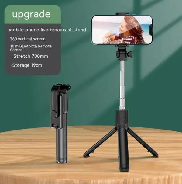 Roreta Monopod Remote Shutter Fill Light for iPhone Samsung Xiaomi Phone Holder