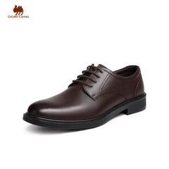 GOLDEN CAMEL Luxury Men's Shoes Genuine Leather Dress Shoes Breathable