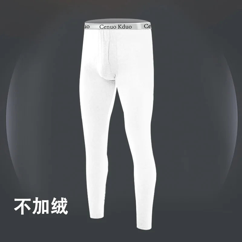 Men Long Johns Thermal Skin-Friendly Underwear Winter Warm Long Pants Male