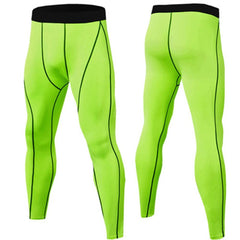 Men Compression Tight Leggings Running Sports Male Workout Bottoms Trousers