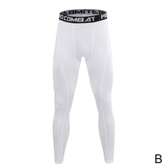 Men Compression Tight Leggings Running Sports Male Workout Bottoms Trousers