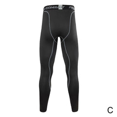 Men Compression Tight Leggings Running Sports Male Workout Bottoms Trousers