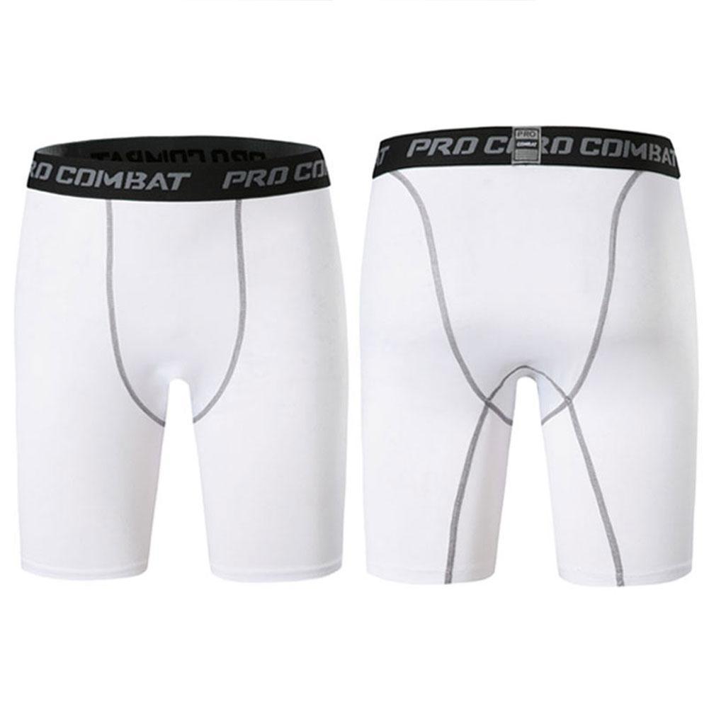 Male Fitness Quick-Drying Tight Shorts Elastic Compression Leggings Training Pants