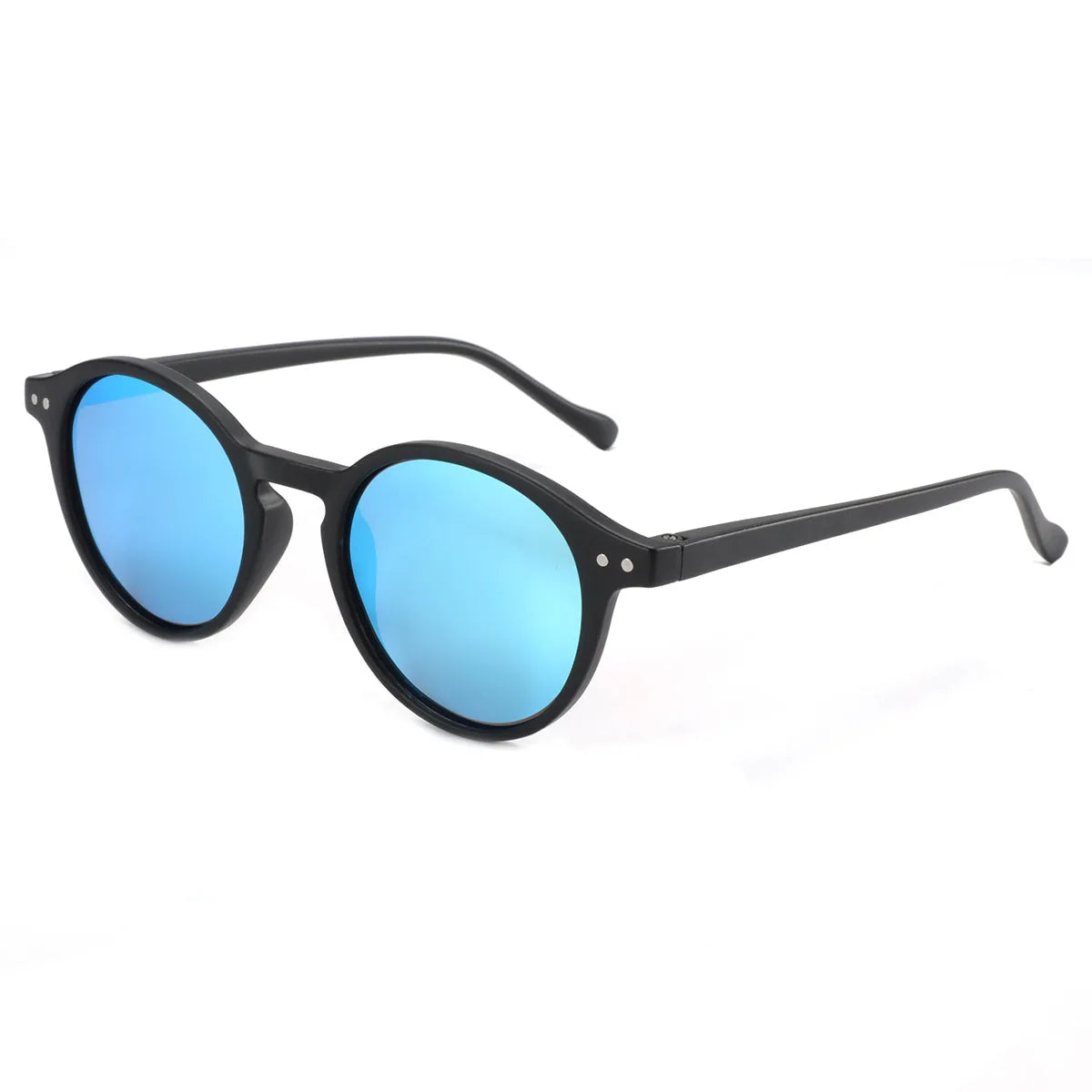 Sunglasses for Men: Vintage Retro Polarized Circle Sun Glasses