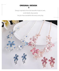 Necklace Streetwear Flower Daisy Accessories Jewelry Luxury Chains Pendant