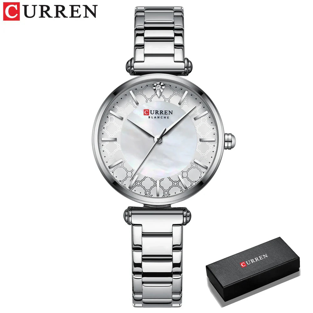 New Fashion Watch Women CURREN Top Brand Ladies Creative Steel Women Bracelet Watches Female Waterproof Clocks Relogio Feminino
