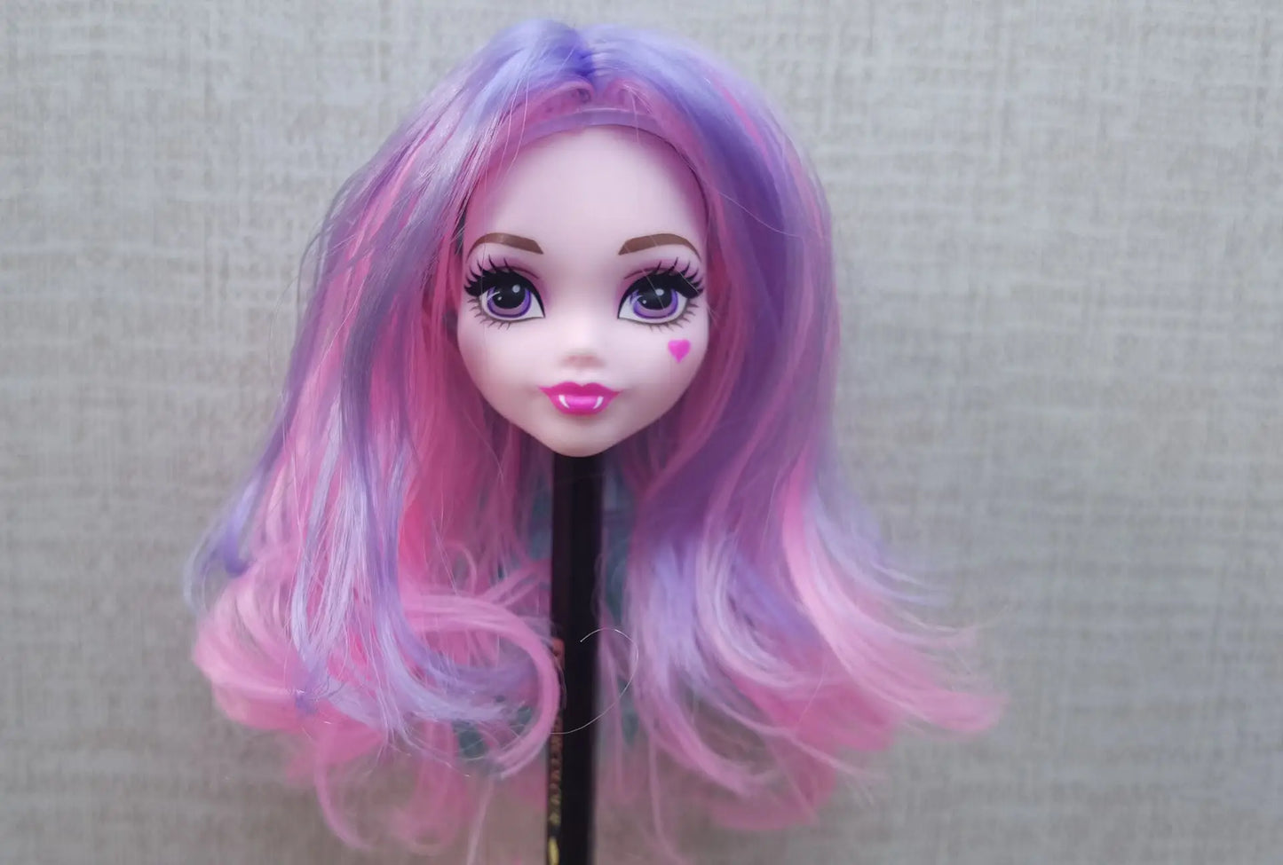 Wig For Doll Toy Head Princess Doll Head Candy Color DIY Toy Wig Children Birthday Gift Black Purple Pink Green Gold 1/6 1/4 Wig