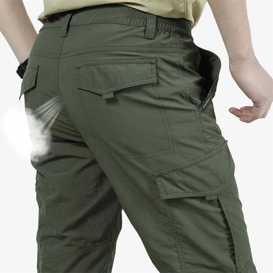 Men's Lightweight Tactical Pants Breathable Summer Casual Army Military Long Trousers
