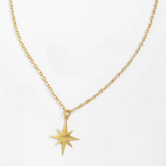 316 L Stainless Steel Necklace For Women Gold Plated Star Pendant Clavicle Necklaces