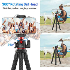 Flexible Octopus Tripod for Phone Camera DSLR 2in1 Design Tripod