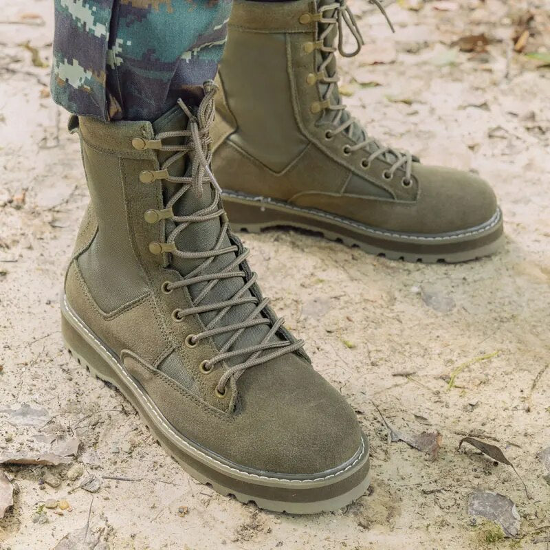 Rubber Sole Brown Combat Desert Boots Us Army Green Military Boot Tactical Beige Men Boots on Sale