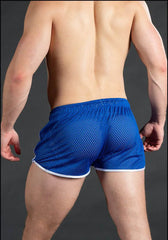 Gym Mens Sport Running Shorts Quick Dry grid Workout Short Pants GYM Wear