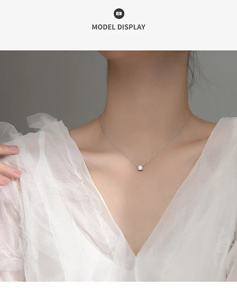 La Monada 38+4.8cm Silver Necklace For Women Fine Silver 925 Jewelry Fashion Neck Minimalist Pendants 925 Silver Chains Woman