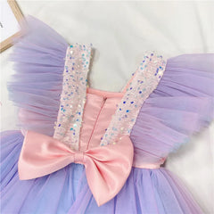 Princess Toddler Kids Tutu Fluffy Dress  Baby Girl Clothes Birthday Pageant Party Dresses