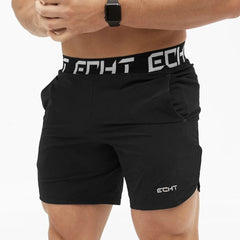 Running Sports Quick Dry Shorts Men Gym Fitness Sportswear Bottoms Male Bodybuilding Training