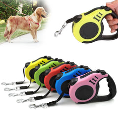 3/5M Dog Leash Durable Automatic Retractable Leashes Cat Puppy Walking Running