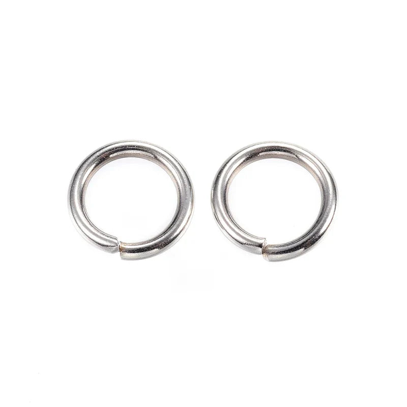 304 Stainless Steel Jump Rings Close Unsoldered Jump Rings for Jewelry Accessories Lovers 4mm 5mm 6mm 7mm 8mm 9mm 10mm