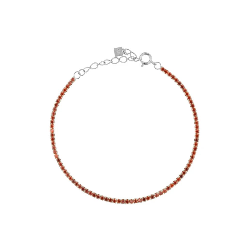 ANDYWEN 925 Sterling Silver Rainbow 1.5mm Tennis Chain Bracelet Luxury CZ Fine Jewelry Wedding Gift Soft Solid Jewelry Gift