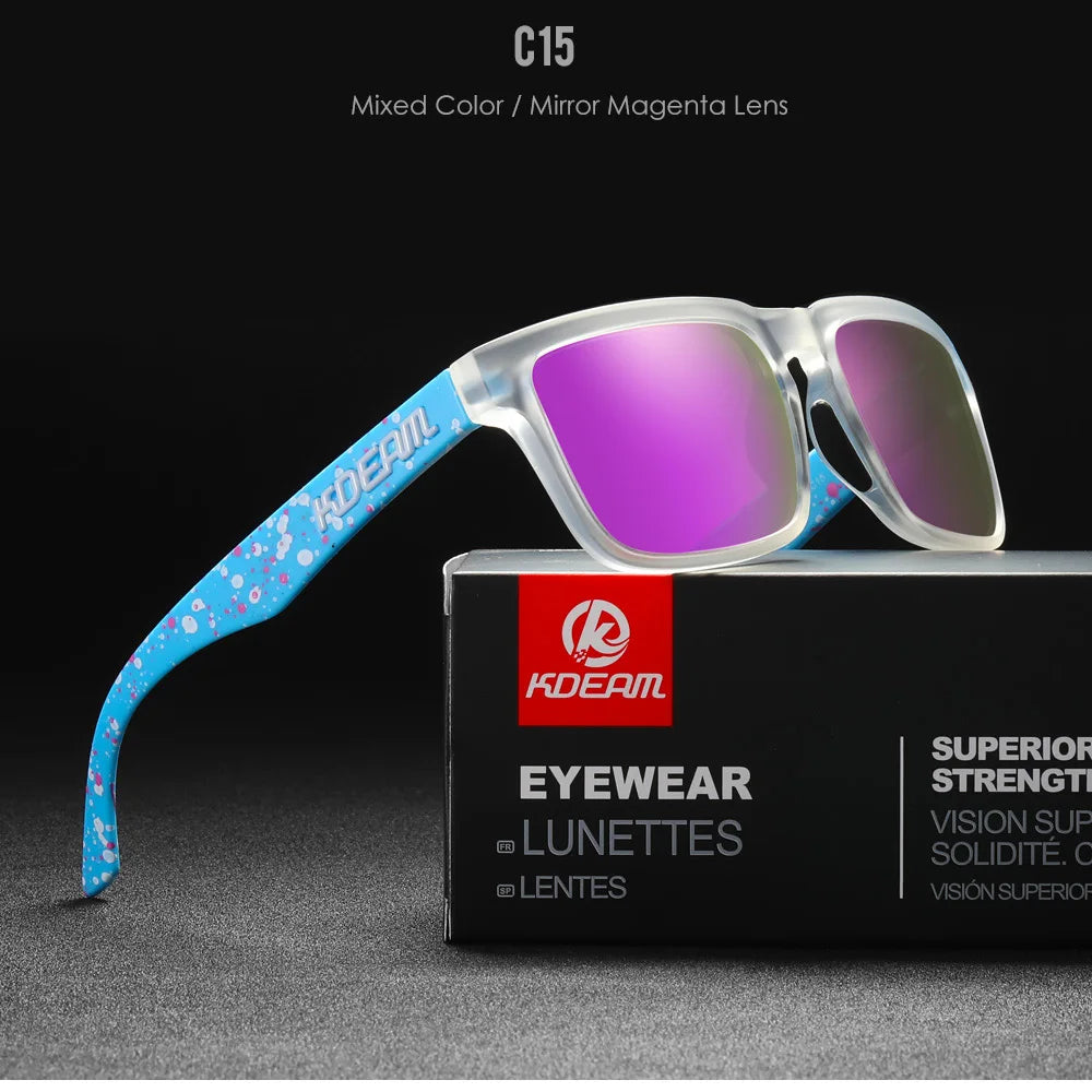 Sunglasses Outdoors Lifestyle Coating Sun Glasses New Matching Colors With Box