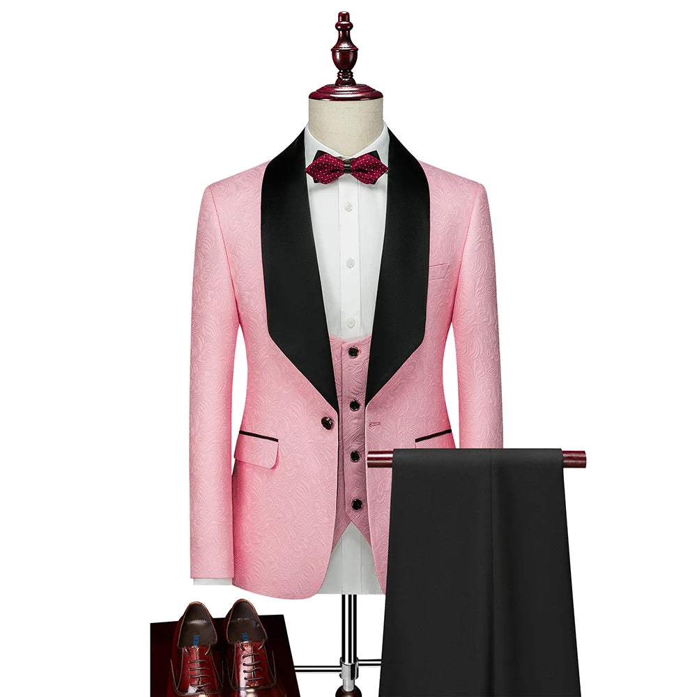 Tuxedo for Mens: Men's Suits Groom Wear Tuxedos Custom Made 3-Piece Wedding Suits