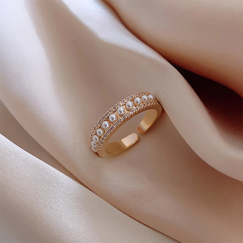 Stainless Steel Wedding Rings For Women Adjustable Engagement Women's Ring
