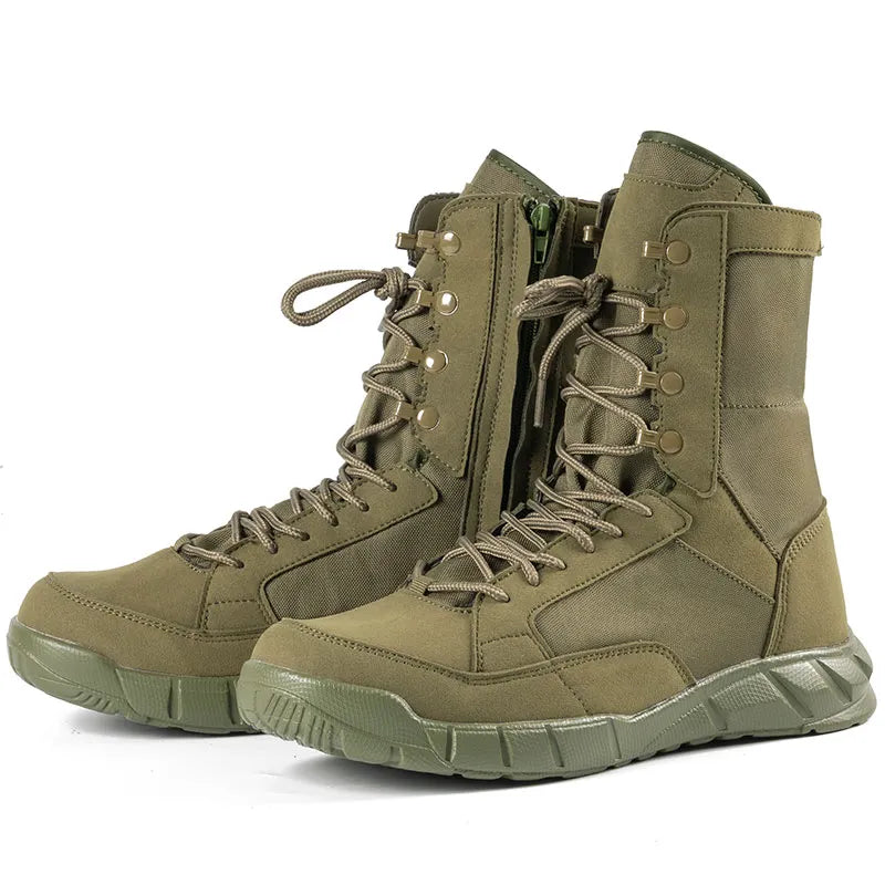 Professional Military Boots For Men Special Force Leather Army Green Combat Boots Mens Outdoor Army Ankle Boots