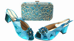 African fashion Italian Shoes And Bag Sets For Evening Party