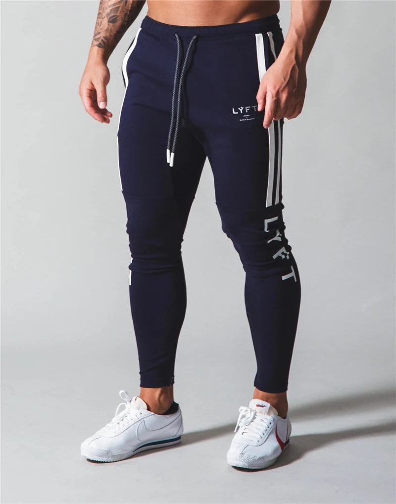 Side Stripe JP&UK Autumn Men Gym Training Jogging Pants Men Joggers Slim Fit